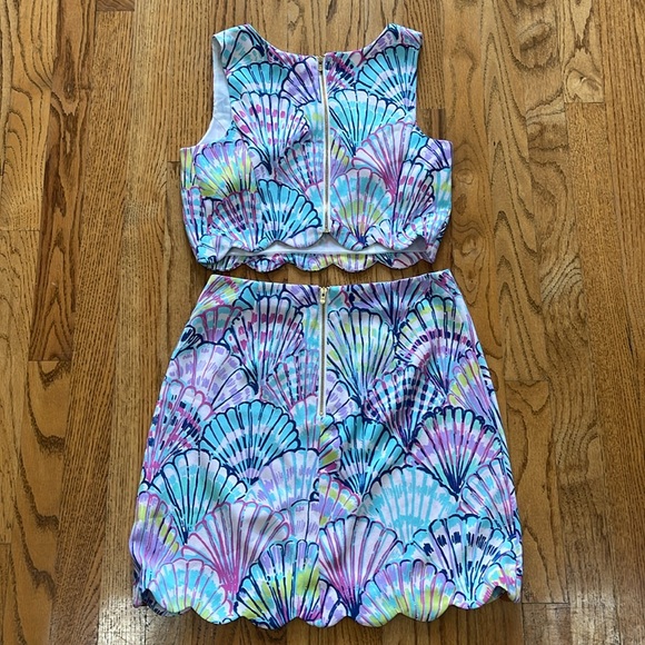 Lilly Pulitzer Multicolor Shell Print Set - Picture 5 of 5